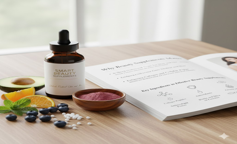 Unlock Radiant Skin and Hair with Smart Beauty Supplements